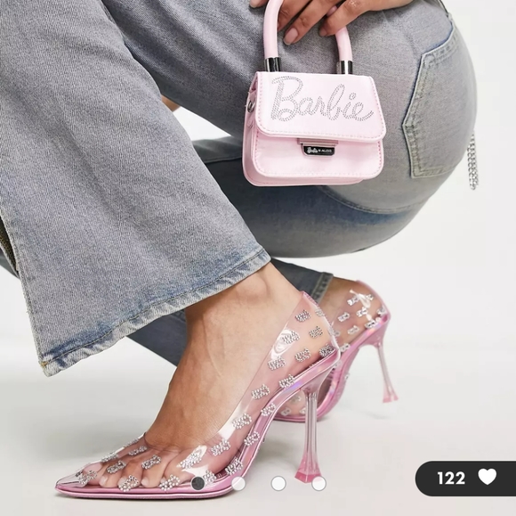 Barbie "Tessy" Rhinestone Stiletto Heels - Picture 14 of 16